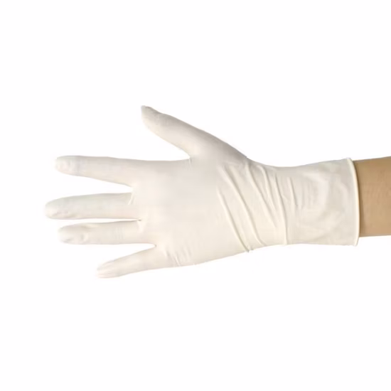 Gants médicaux jetables en latex poudrés ou en poudre